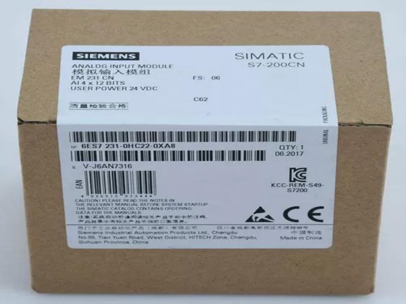 Siemens 6ES7231-0HC22-0XA8 simatic siemens s7-1200 cpu CN EM 231 Analog Input Module Unit