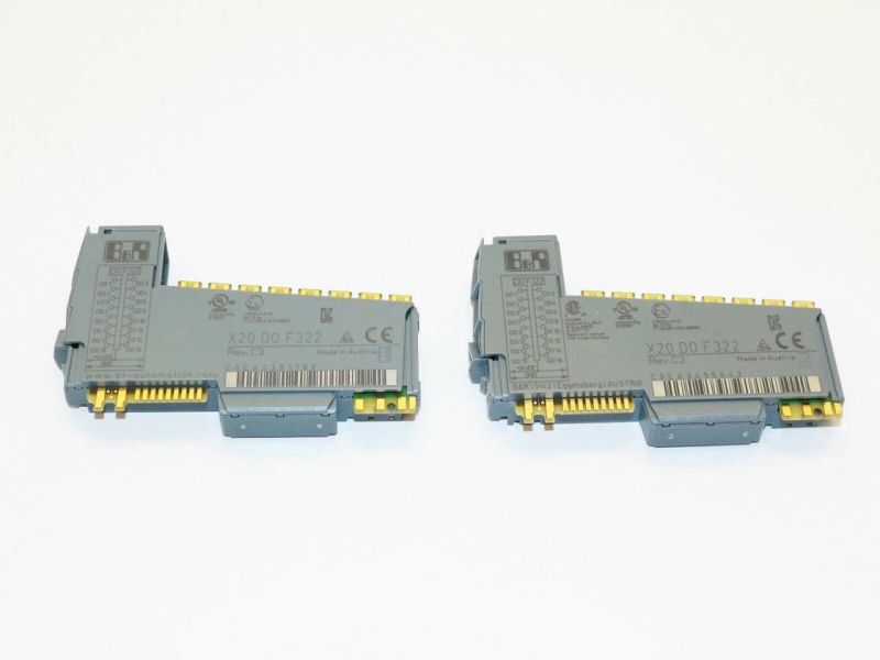 X20DOF322 B&R X20 PLC SYSTEM I/O Module 16 Digital Outputs 24 VDC For 1 Wire Connections X20DOF322 B&R X20 PLC SYSTEM I/O Module 16 Digital Outputs 24 VDC For 1 Wire Connections